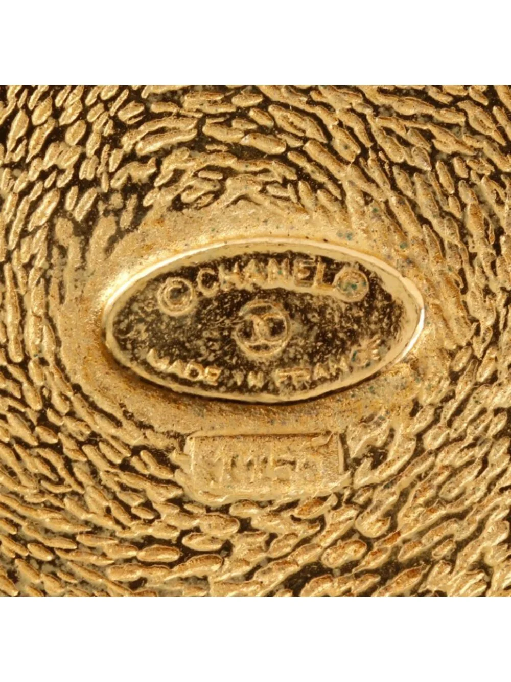 Chanel 31 Rue Cambon Vintage Gold Plated Brooch